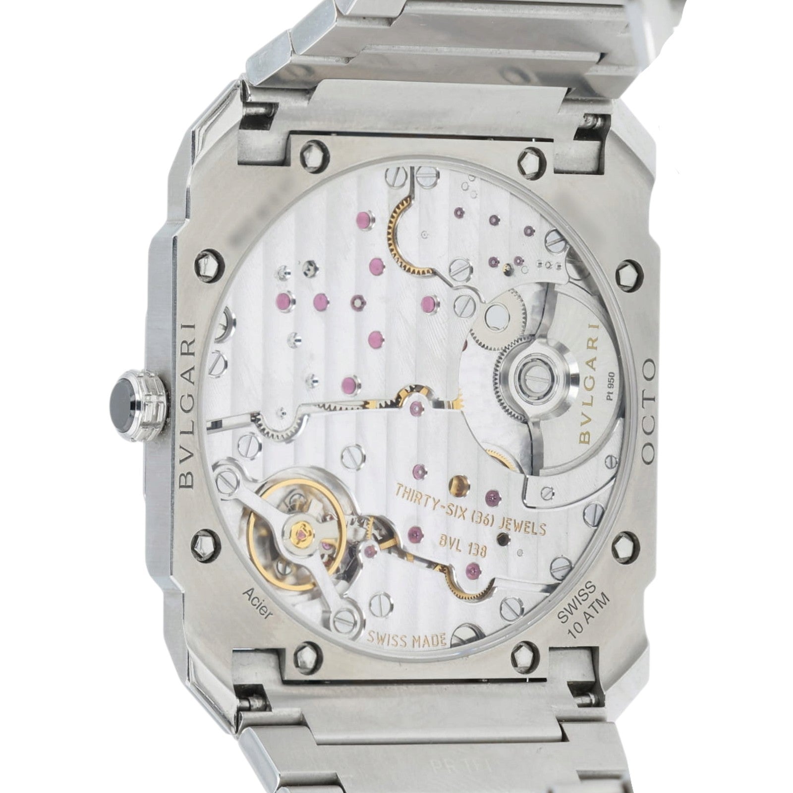 Bulgari Octo-Finissimo Black Dial Stainless Steel 40mm Automatic Mens BGO40SXT