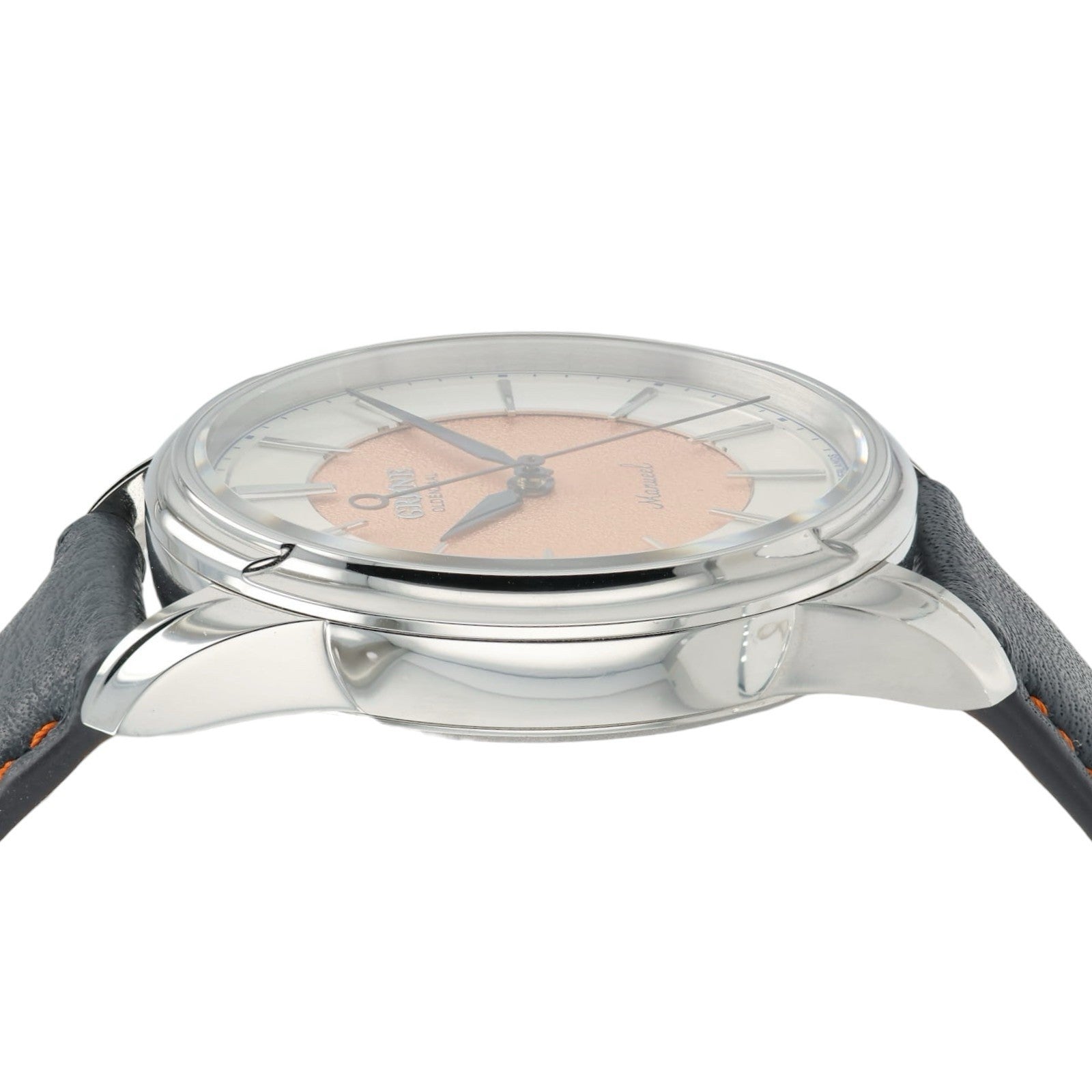 Grone Manueel One Salmon Dial Stainless Steel 38mm Manual Wind Men’s Watch