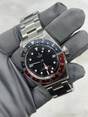 2020 Tudor Black Bay GMT Pepsi Black dial Stainless Steel Men's Watch 79830RB