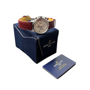 NEW Breitling Top Time White Dial Stainless Steel 41mm Auto Mens Watch AB0176