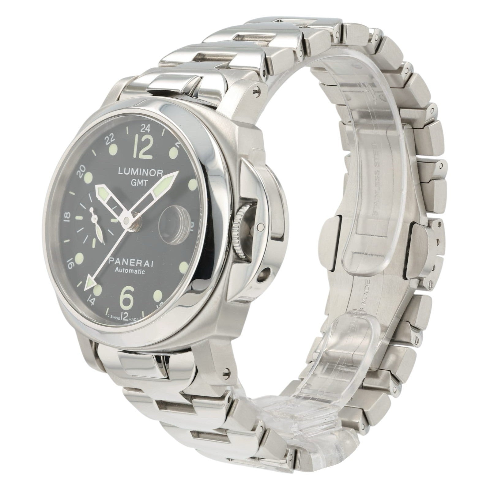 Panerai Luminor GMT Black Dial Stainless Steel 40mm Automatic Men’s PAM00160