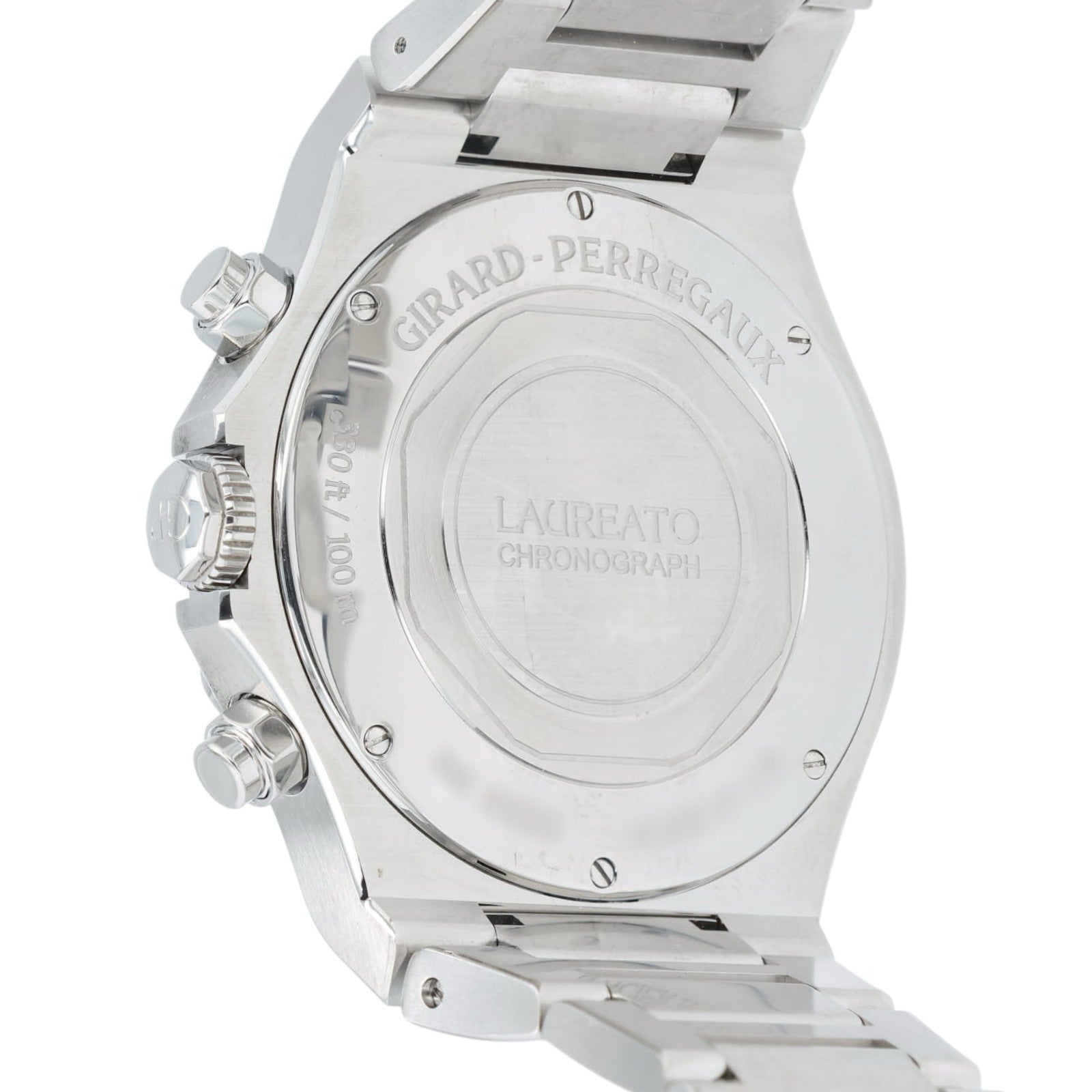 Girard Perregaux Laureto Silver Dial Stainless Steel 42mm Automatic Men’s 81020