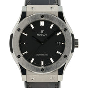 Hublot Classic Fusion Black Dial Titanium 45mm Automatic Men’s 511.NX.1171.LR