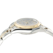 Rolex Oyster Silver Dial 18k Yellow Gold & Steel 24mm Automatic Women's 76183