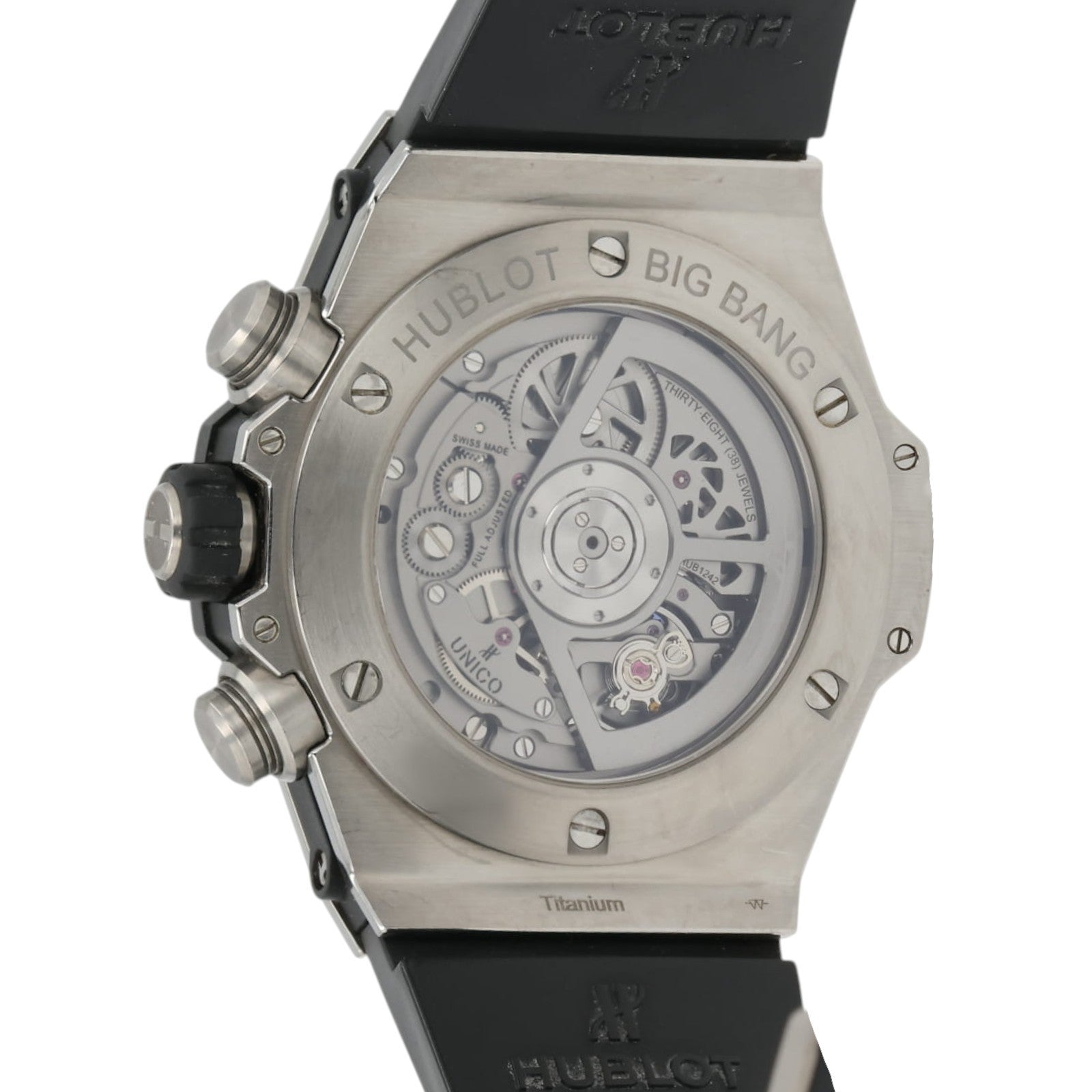 Hublot Big Bang Matte Skeleton Dial Titanium 45mm Automatic Mens 411.NM.1170.RX