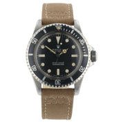 1966 Rolex Submariner Stainless Steel Black Dial 40mm Automatic Men’s Watch 5513