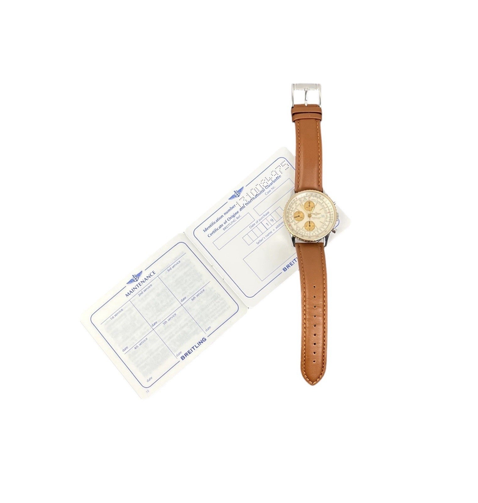 Breitling Old Navitimer Gold & Steel Silver Dial 41mm Automatic Men’s B13019