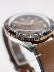 Oris Divers Sixty Five Stainless Steel Brown Dial 40mm Automatic Mens Watch 7707