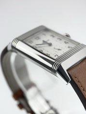 Jaeger-LeCoultre Steel Silver & Black Dial 28mm Manual Wind Men's Watch Q3848422