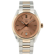 Tag Heuer Carrera Pink Dial 18k Rose Gold & Steel 36mm Automatic Unisex WBN2350