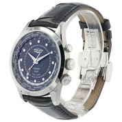 Vulcain Aviator Cricket GMT Steel Black Dial 42mm Manual Wind Watch 100135.2