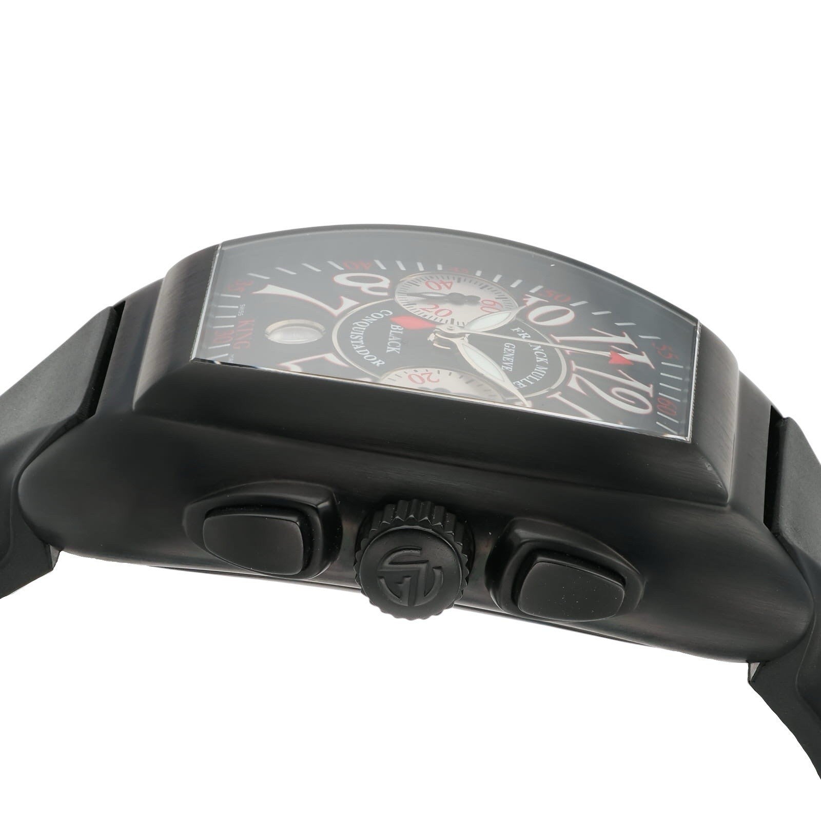 Franck Muller Conquistador Steel Black Dial 40x34mm Automatic Mens 8005 K CC NE