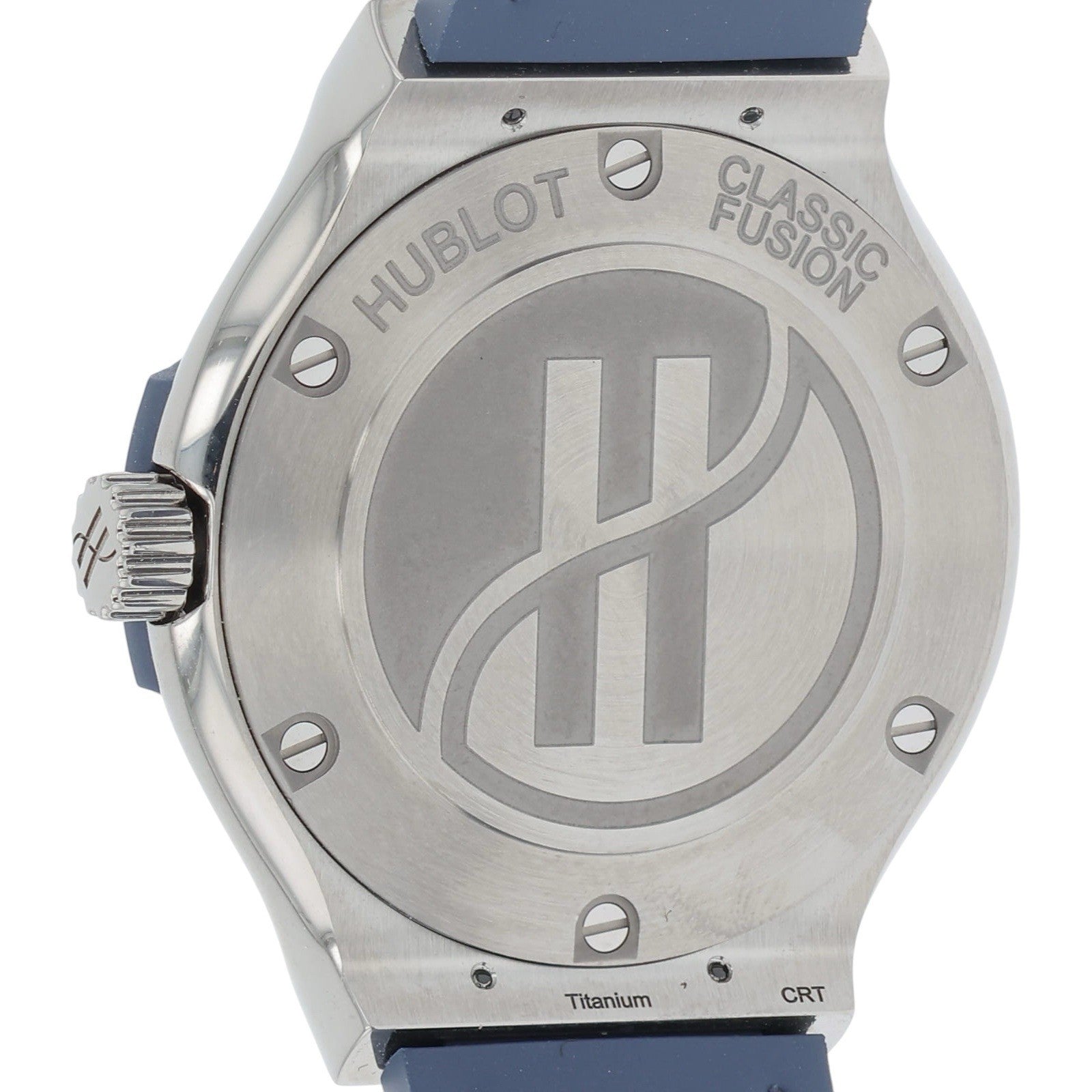 Hublot Classic Fusion Titanium Blue Dial 33mm Quartz Unisex Watch 581.NX.7170.LR
