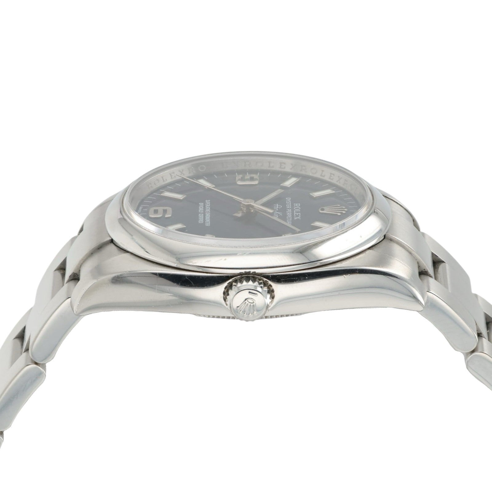 Rolex Air-King Blue Dial Stainless Steel 34mm Automatic Men’s Watch 124200