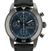 Breitling Superocean Blue Dial Stainless Steel 44mm Automatic Mens Watch M13313