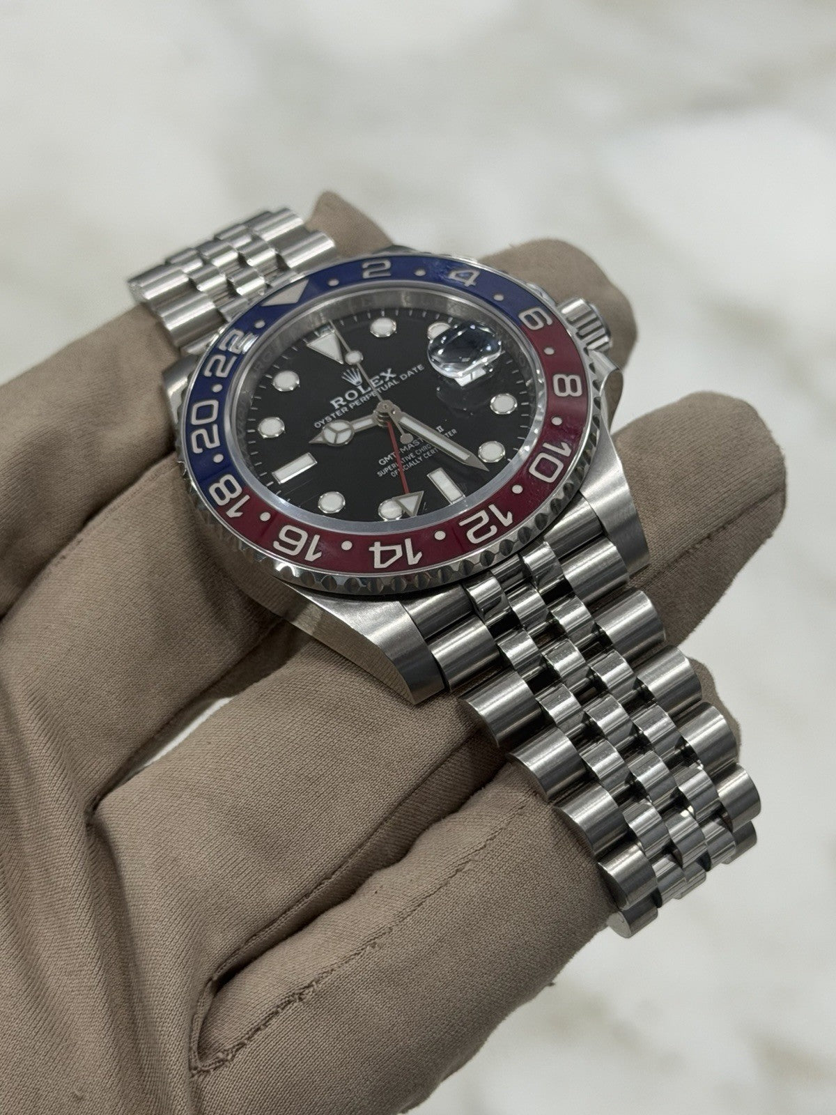 2021 Rolex GMT-Master II “Pepsi” 40mm Stainless 126710BLRO Jubilee Auto Watch
