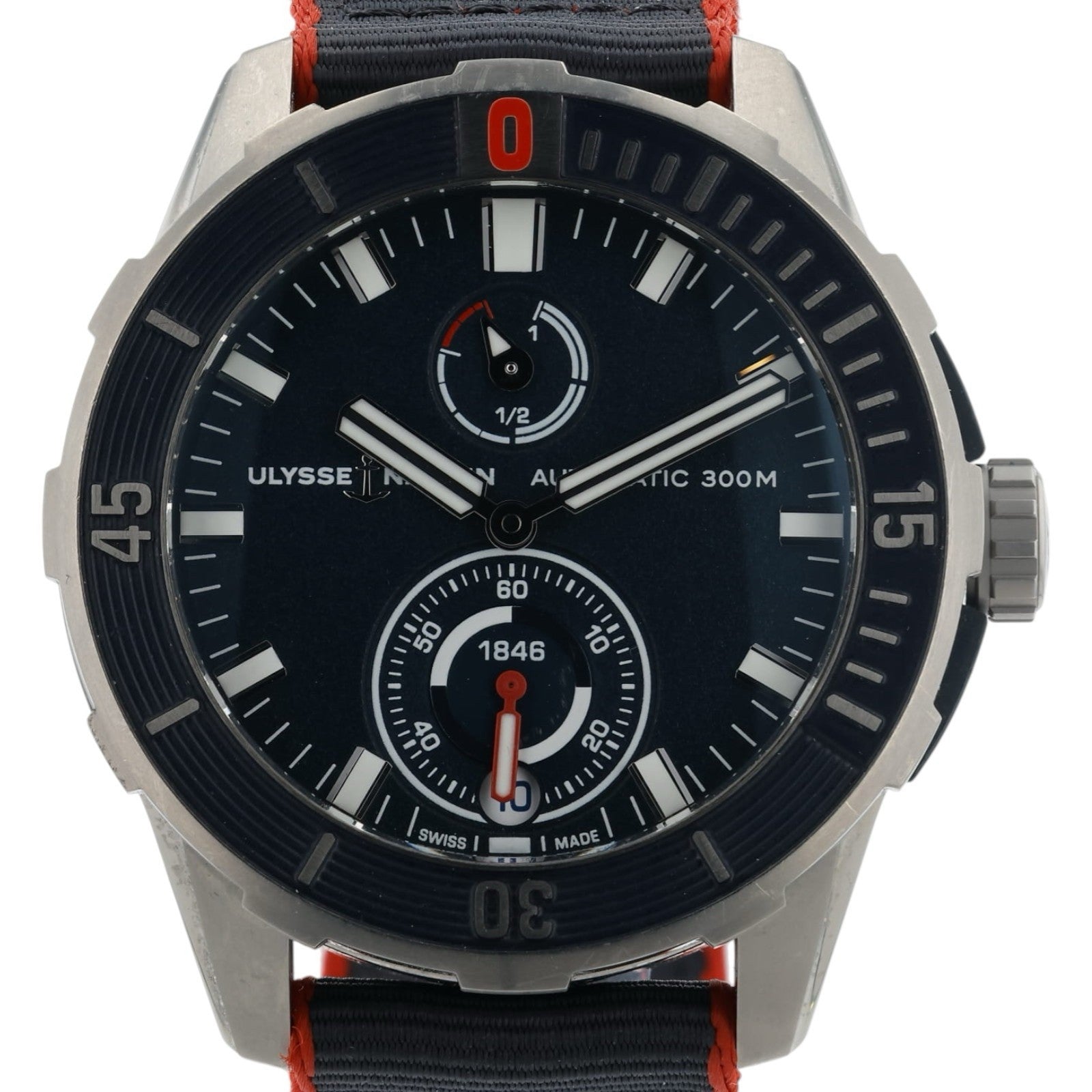 Ulysse Nardin Diver Blue Dial Titanium 44mm Automatic Men’s Watch 1183-170