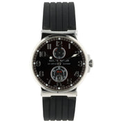 Ulysse Nardin Maxi Mairine Burgundy Dial Steel 41mm Automatic Mens Watch 263-66