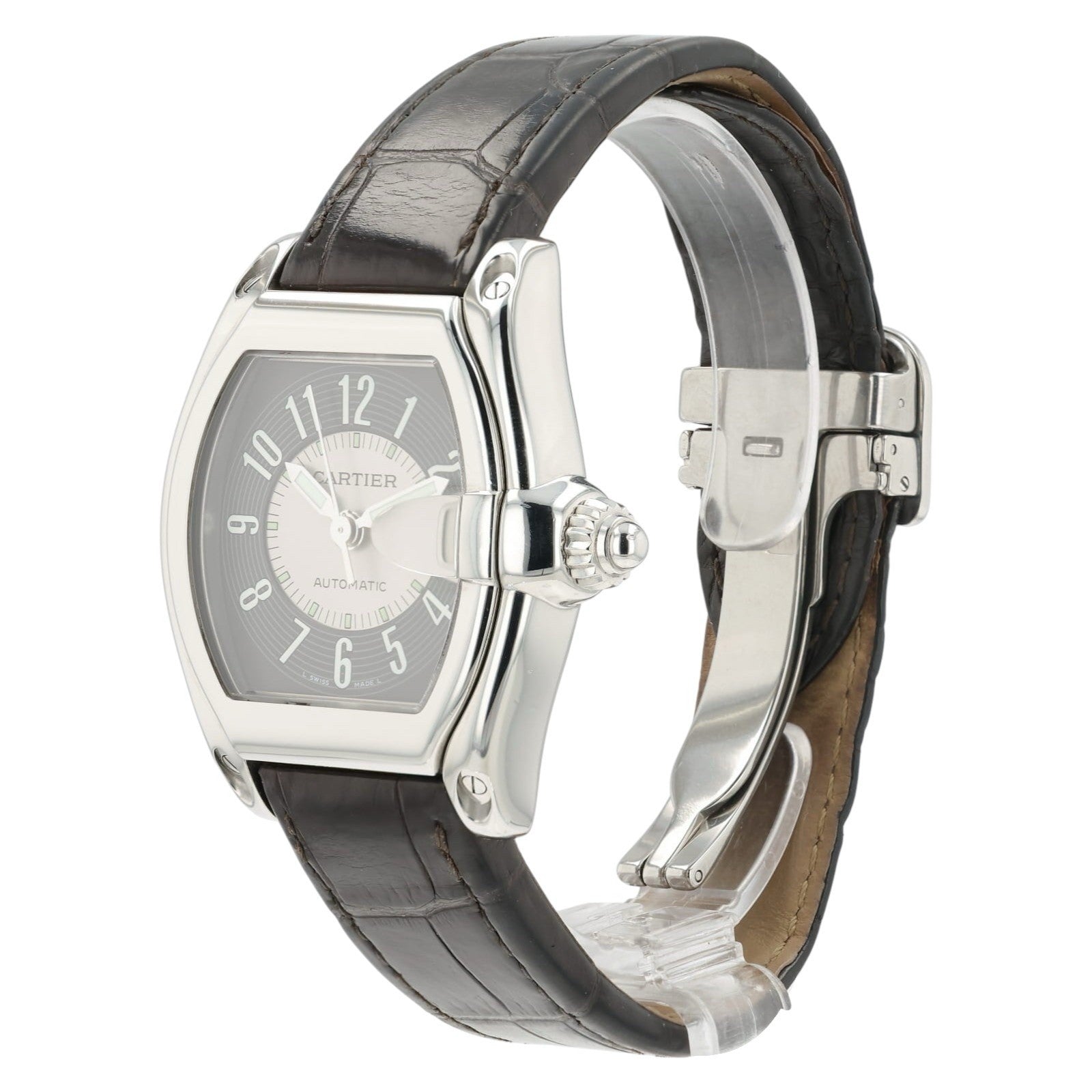 Cartier Roadster Gray Dial Stainless Steel 37mm Automatic Movement Men’s 2510