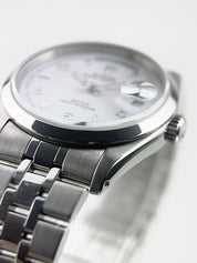 Tudor Prince Date Day Stainless Steel White Dial 36mm Automatic Mens Watch 76200
