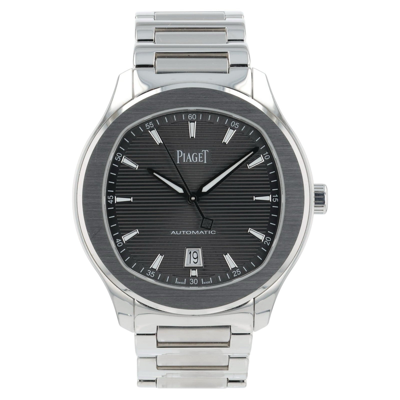 Piaget Polo S Stainless Steel Gray Dial 42mm Automatic Movement Men’s P11268