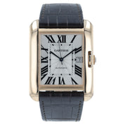 Cartier Tank Anglaise 18k Rose Gold Silver Dial 39mm Automatic Men’s W5310004