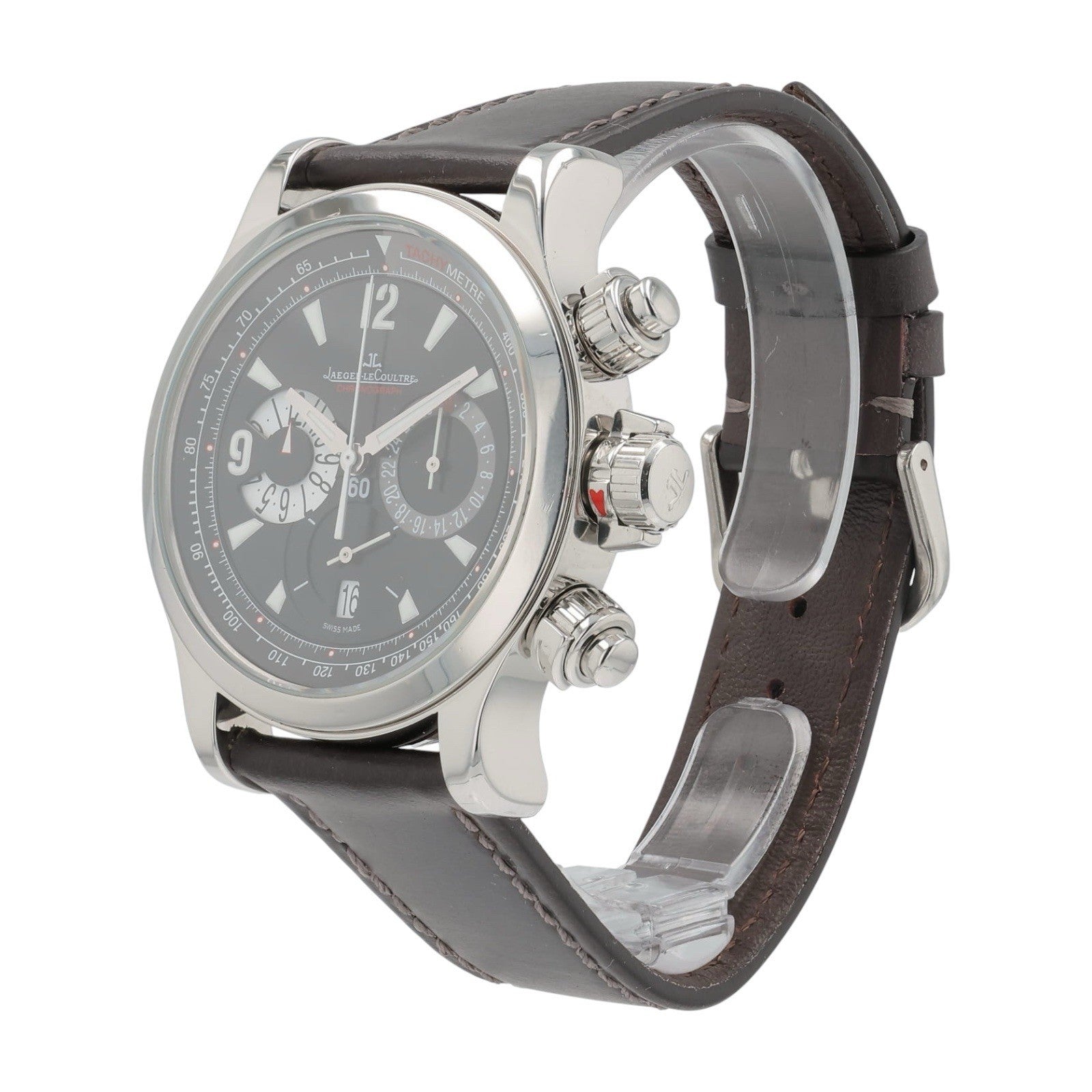 Jaeger-LeCoultre Master Compressor Steel Black Dial 41mm Automatic Mens 146.8.25