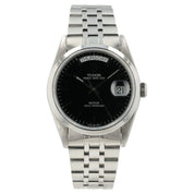 Tudor Prince Date-Day Black Dial Stainless Steel 36mm Automatic Men’s 76200