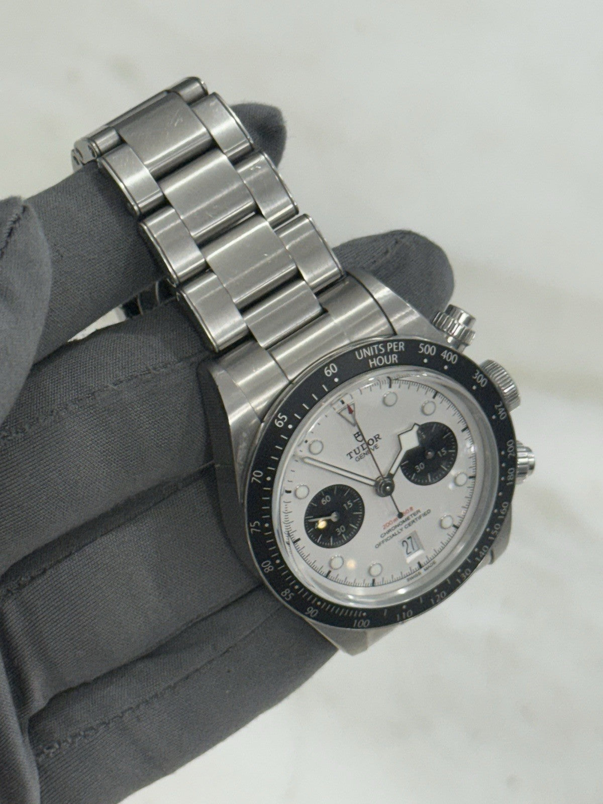 2023 Tudor Black Bay Chrono Steel Panda 41mm Automatic Mens Watch 79360N