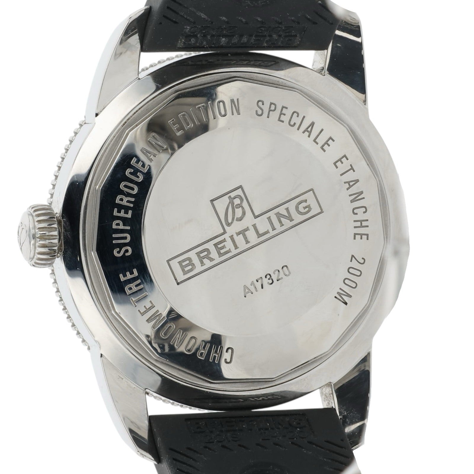 Breitling SuperOcean Black Dial Stainless Steel 46mm Automatic Mens Watch A17320