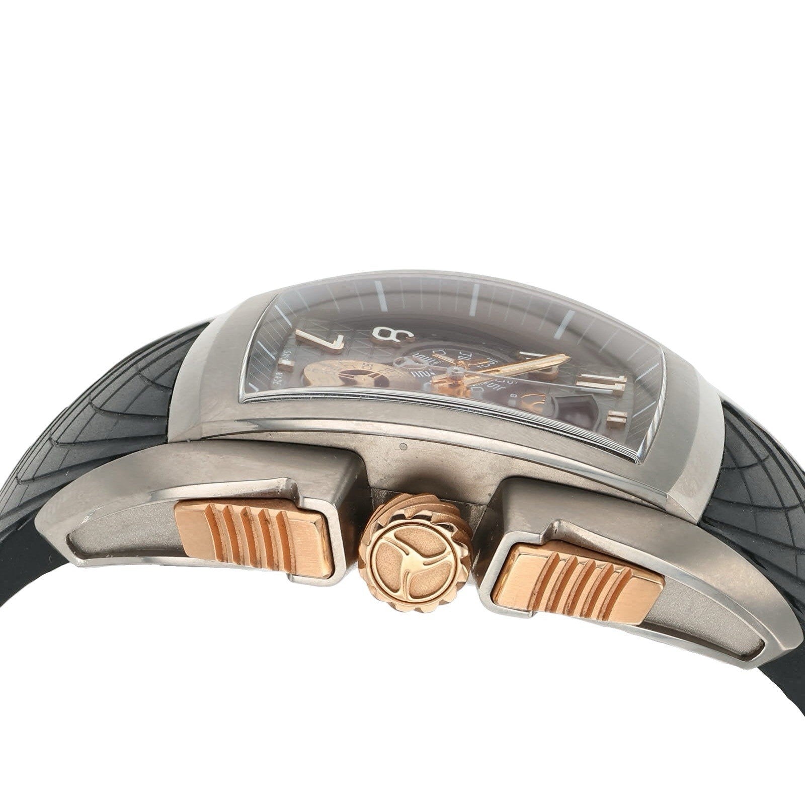 Cyrus Kuros Titanium Black Dial 44mm Automatic Movement Mens Watch 598.201.A