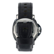 Panerai Luminor Black Dial Stainless Steel 44mm Manual Wind Mens Watch PAM0002