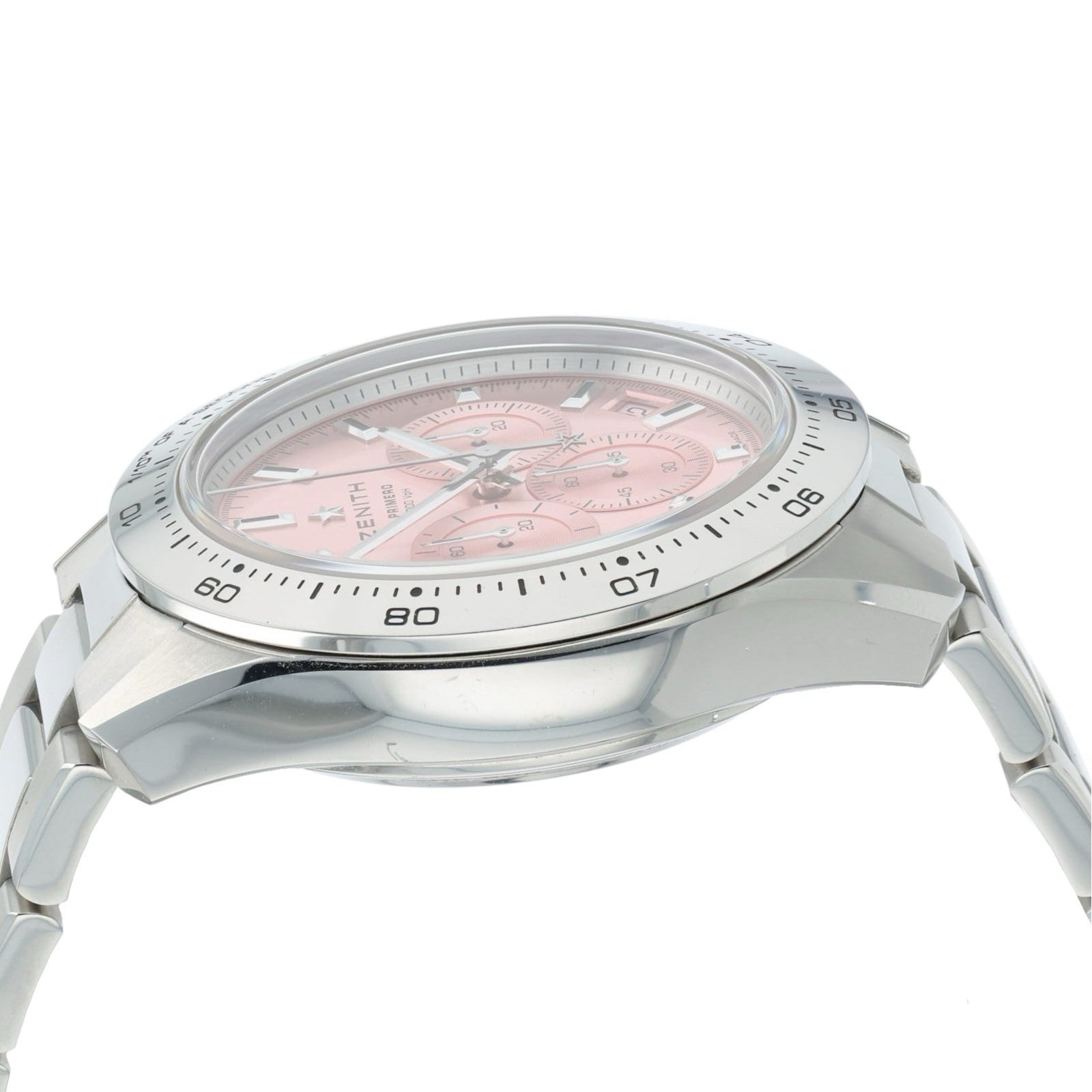 Zenith Chronomaster Sport Pink Dial Steel 41mm Automatic Mens Watch 03.3109.3600