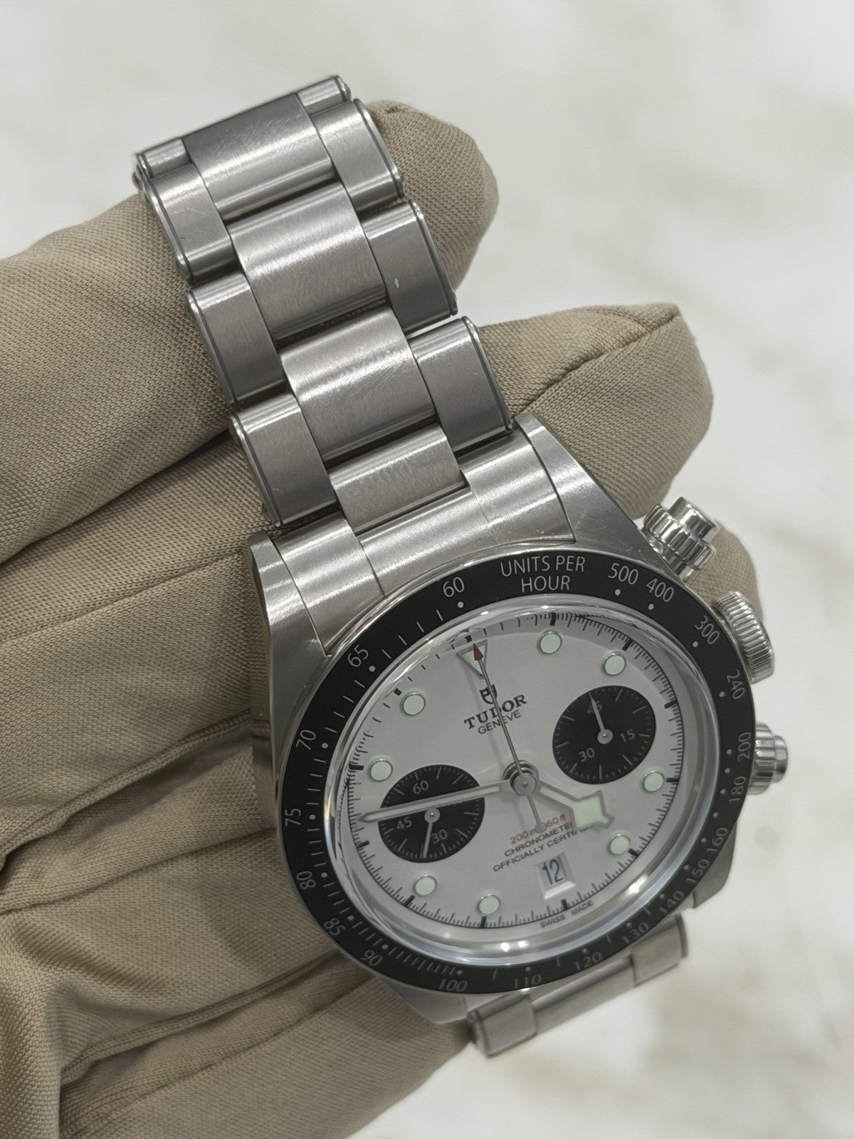 Tudor Chronograph Steel Panda 41mm Automatic Mens Watch 79360N - Box/Papers