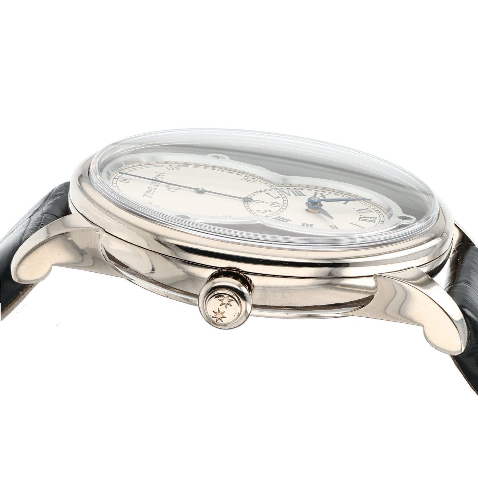 Jaquet-Droz Grande Seconde 18k White Gold 43mm Black/White Dial Mens J003034203