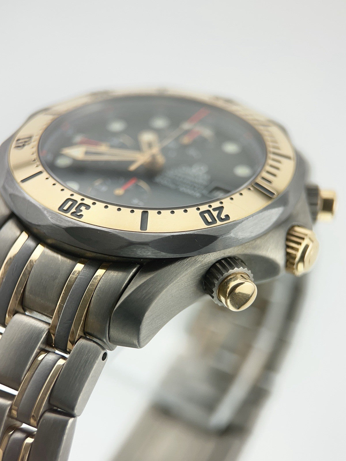 Omega Seamaster Diver Titanium & Gold Blue Dial 42mm Automatic Men’s 2296.80
