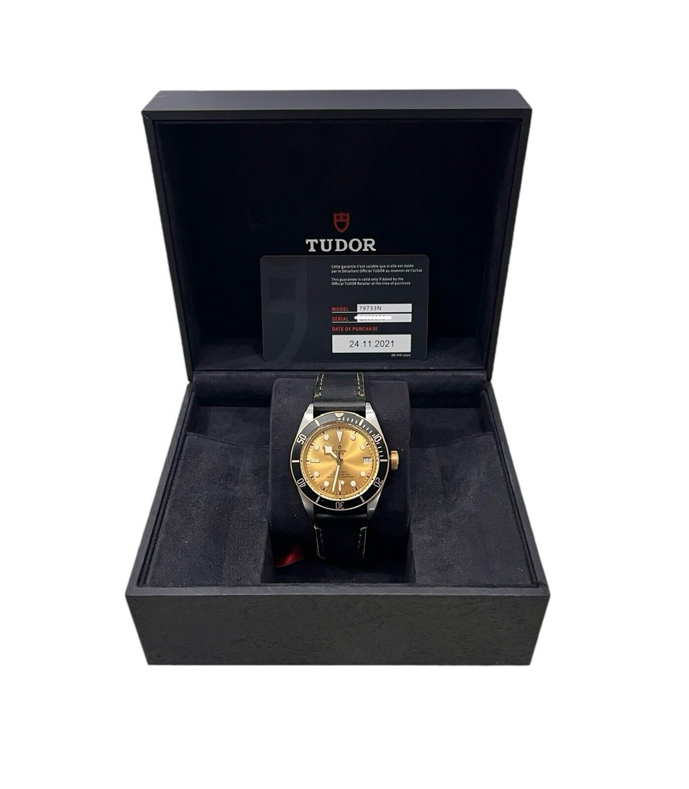 Tudor Black Bay Steel & Gold Champagne Dial 41mm Automatic Men’s Watch 79733