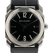 Bulgari Octo Black Dial Stainless Steel 41mm Automatic Movement Mens BGO 41 S