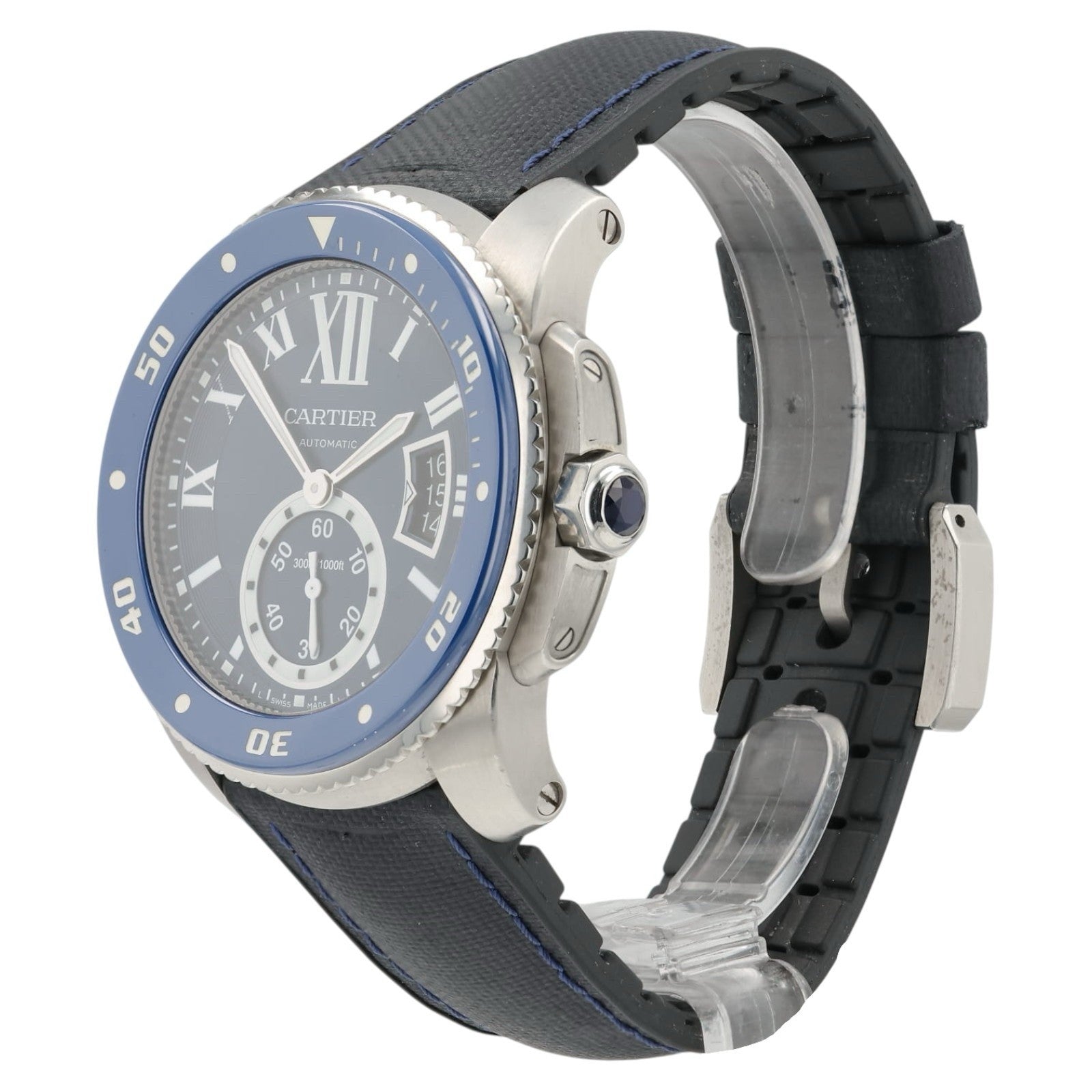 Cartier Calibre Driver Blue Dial Stainless Steel 42mm Automatic Men’s WSCA0010
