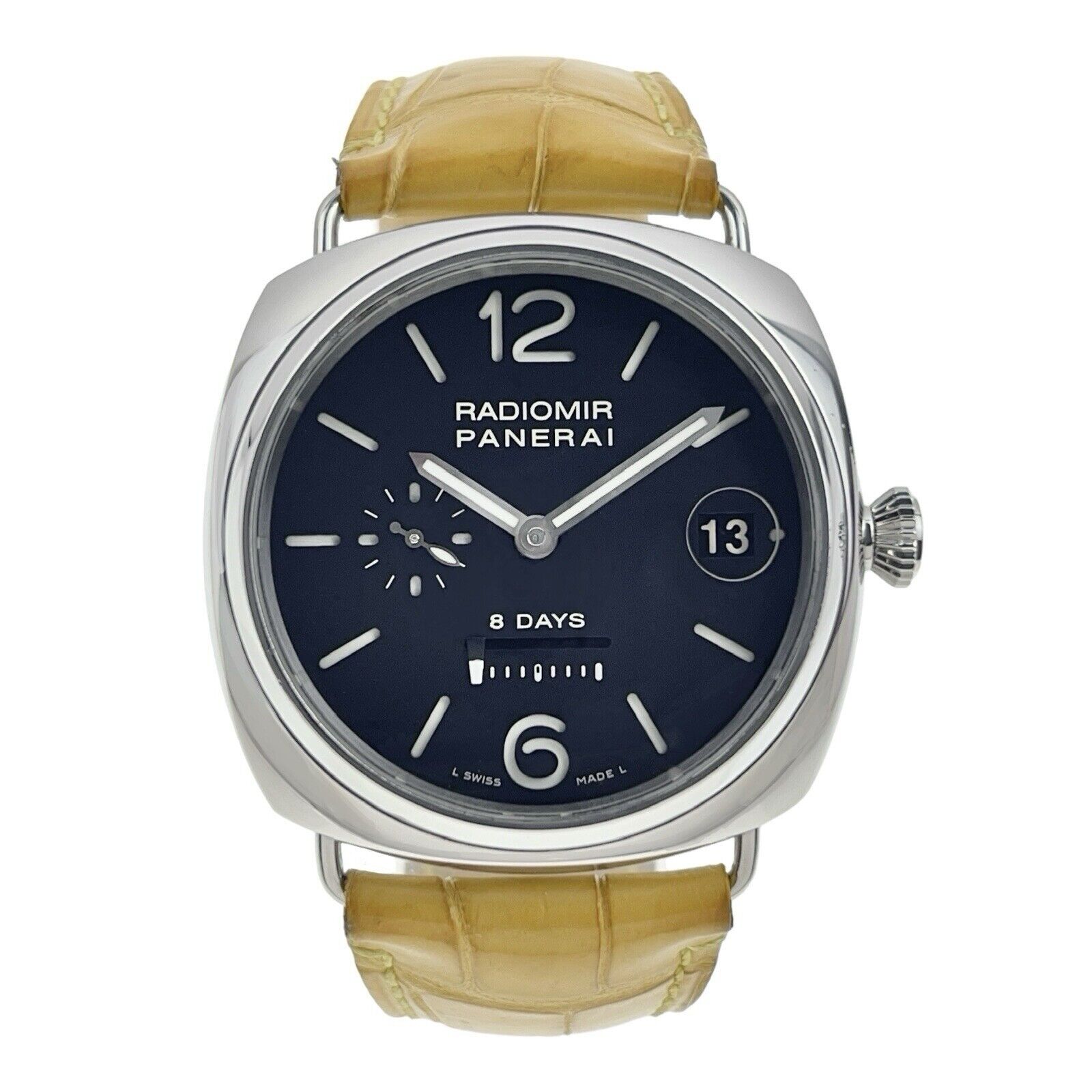 Panerai Radiomir 8 Days Stainless Steel 45mm Manual Wind Men’s Watch PAM00268