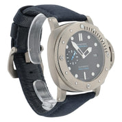 Panerai Submersible Black Dial Titanium 47mm Automatic Movement Mens PAM02305