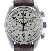 Bell & Ross Chrono Stainless Steel Beige Dial 42mm Automatic Men's Watch 126XL