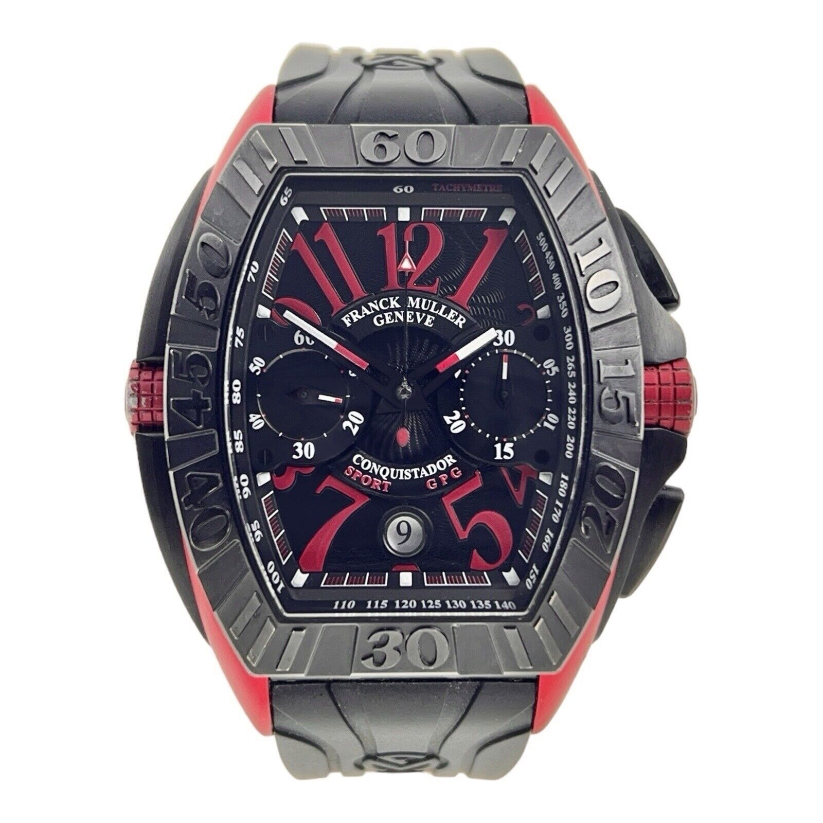 Franck Muller Conquistador GPG Titanium Red Black 45mm Automatic Men’s Watch