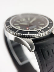 Breitling Superocean Stainless Steel Black Dial 42mm Automatic Mens Watch A17366