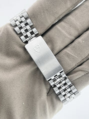 Tudor Prince Date Stainless Steel Black Dial 32mm Automatic Unisex Watch 72000