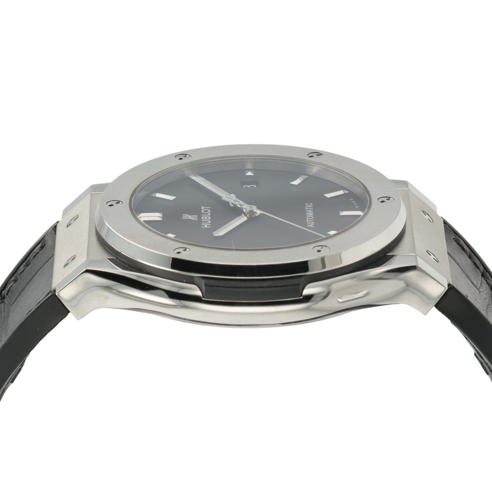 Hublot Classic Fusion Black Dial Titanium 45mm Automatic Men’s 511.NX.1171.LR