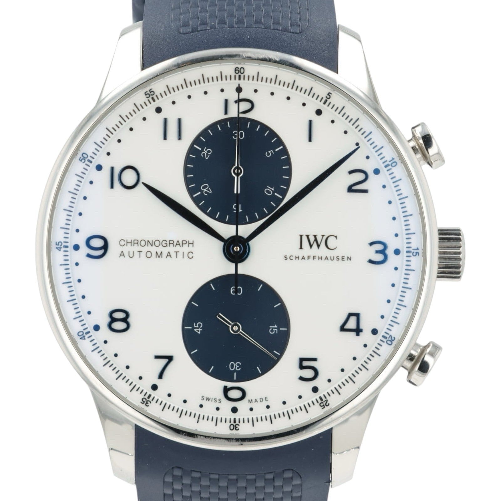 IWC Portugiesser White Dial Stainless Steel 41mm Automatic Men’s Watch IW371620
