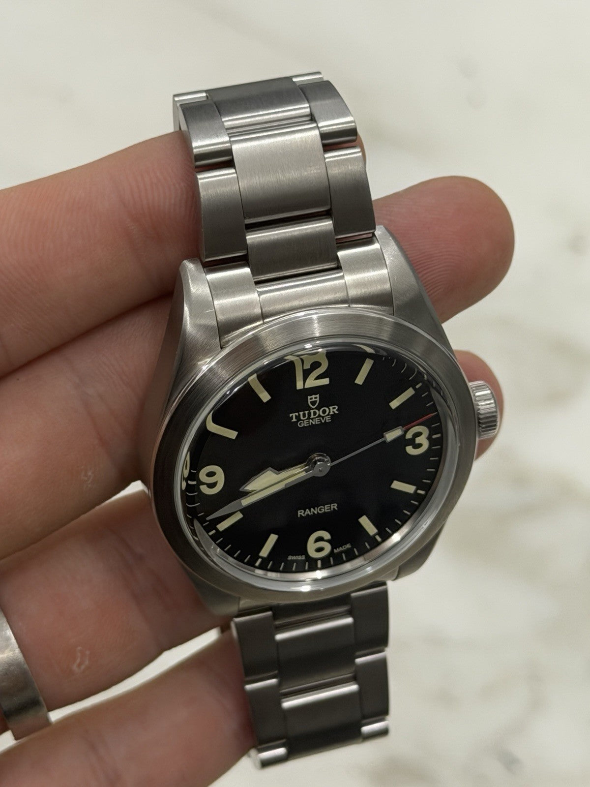 Tudor Ranger 39mm Stainless Steel 79950 Black Dial Automatic Mens Watch