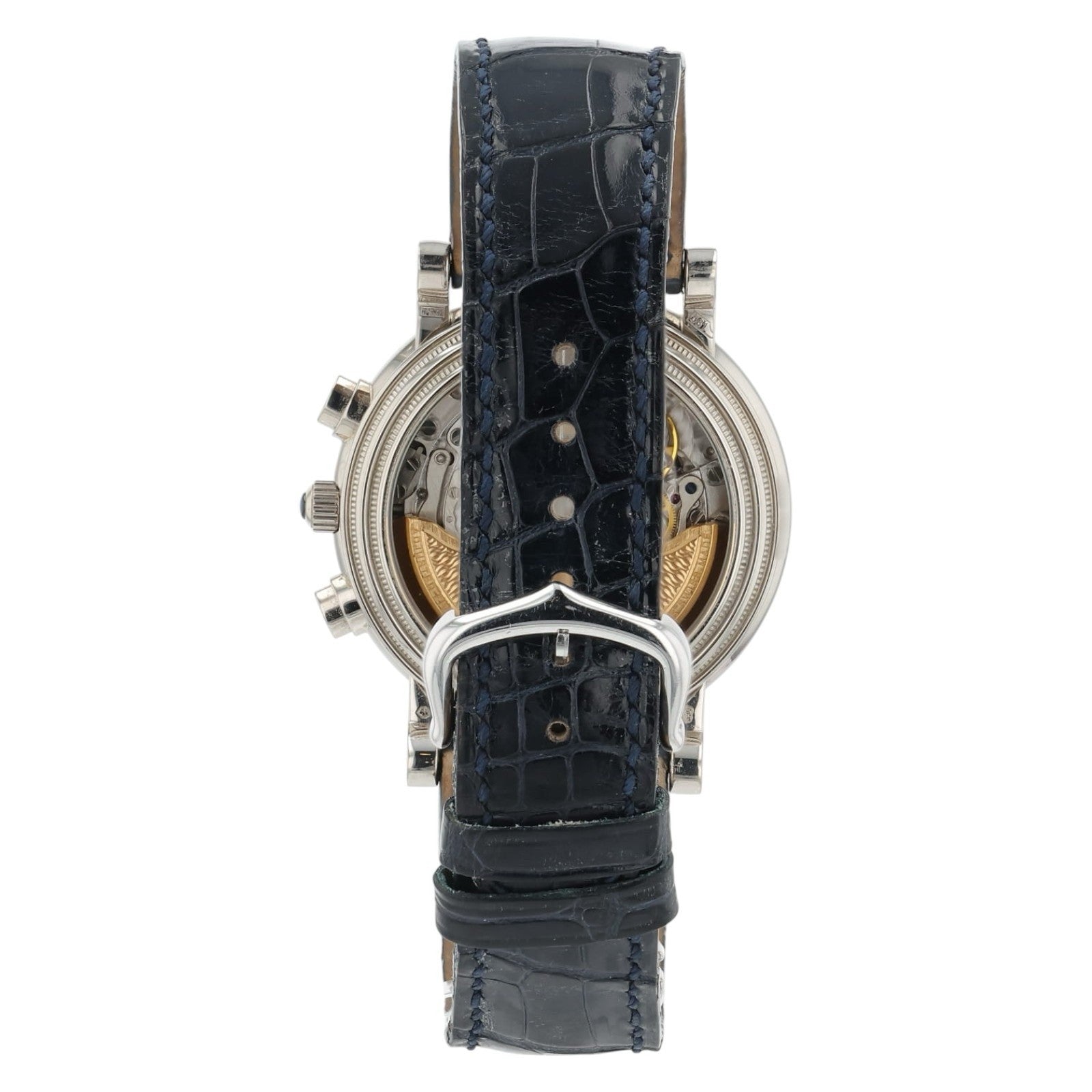 Parmigiani Fleurier Toric 18k White Gold Black Dial 40mm Automatic Mens Watch