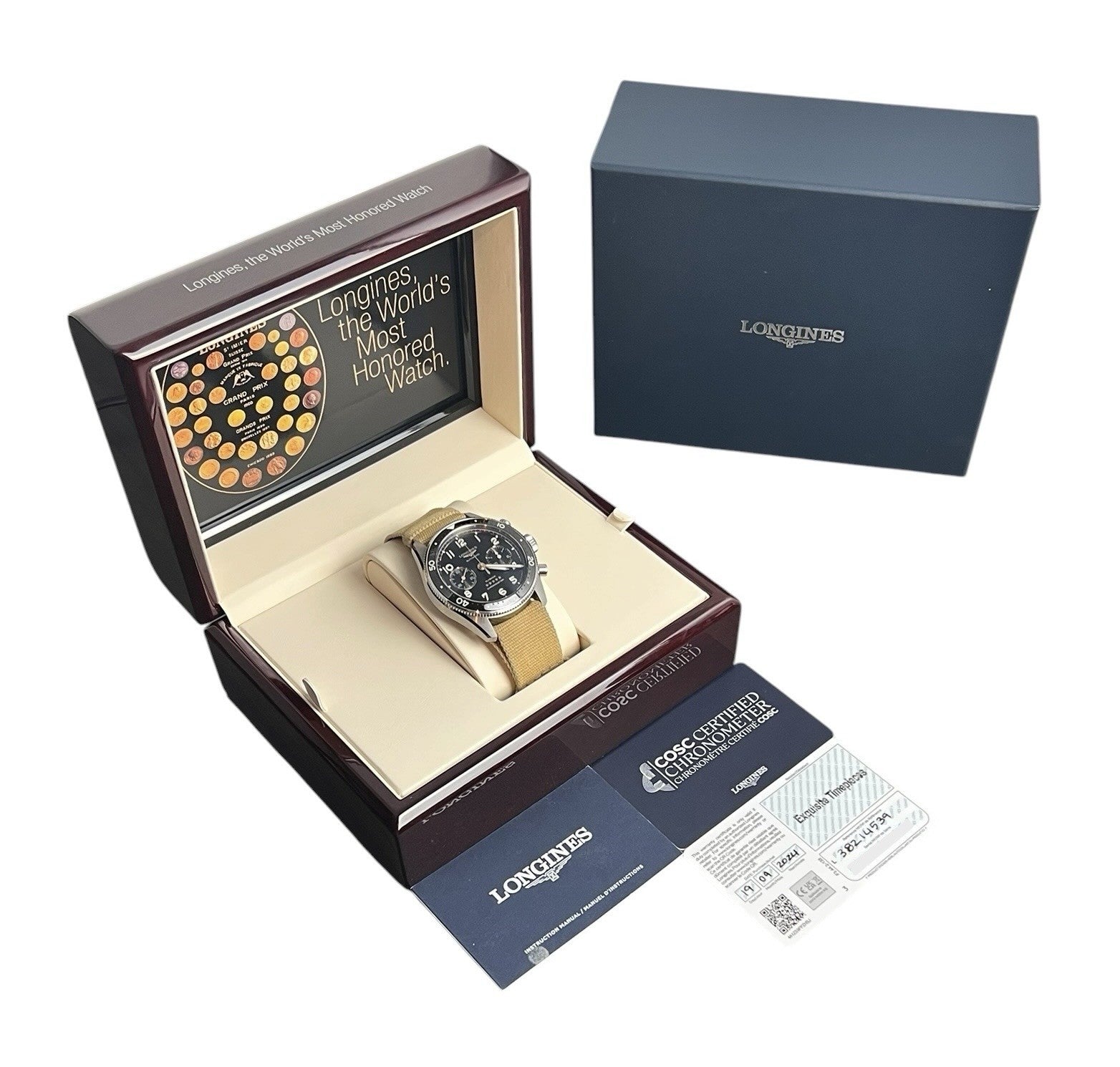 Longines Spirit Chrono Black Dial Stainless Steel 42mm Automatic Men’s L3.821.4